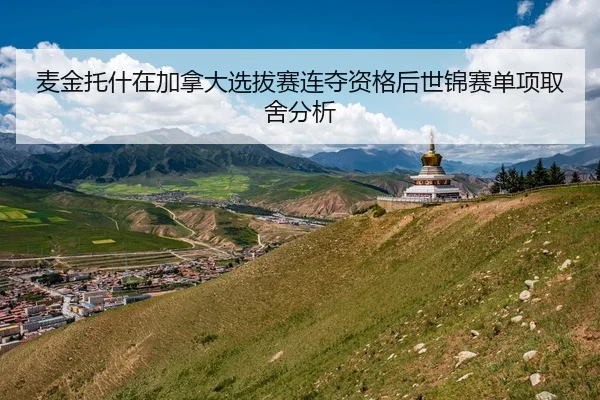 麦金托什在加拿大选拔赛连夺资格后世锦赛单项取舍分析